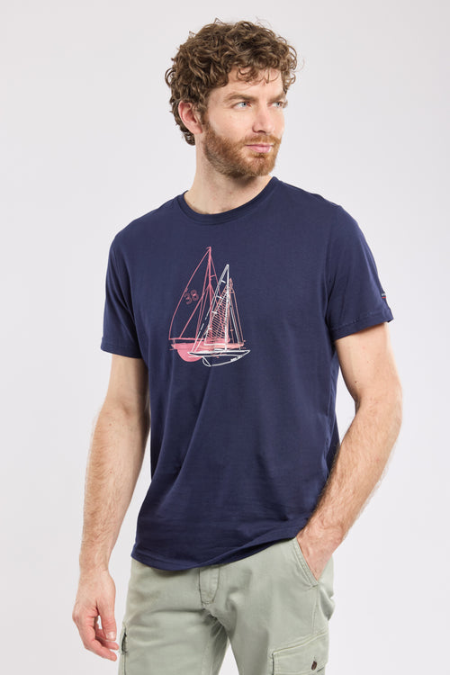 T-shirt bateaux - coton léger - Armor-lux - 1