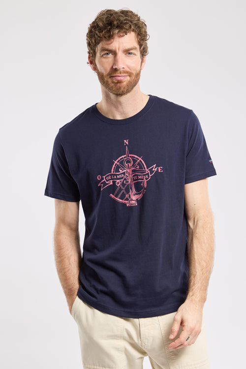 T-shirt imprimé - coton léger - Armor-lux - 1