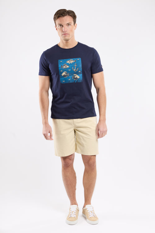 Screen-printed T-shirt - lightweight cotton - Armor-lux - 3
