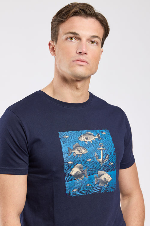 Screen-printed T-shirt - lightweight cotton - Armor-lux - 2