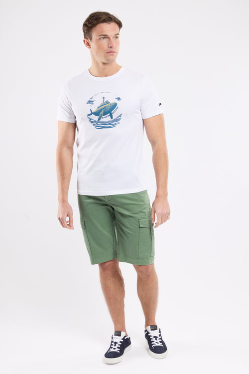 Screen-printed T-shirt - lightweight cotton - Armor-lux - 3