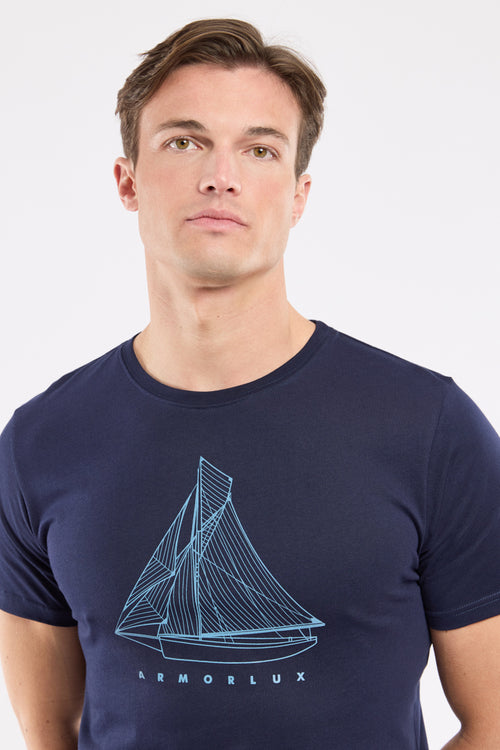 T-shirt sérigraphié - coton léger - Armor-lux - 2