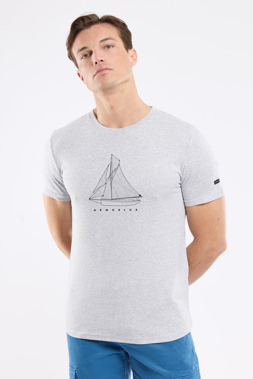 Screen-printed T-shirt - lightweight cotton - Armor-lux - 2