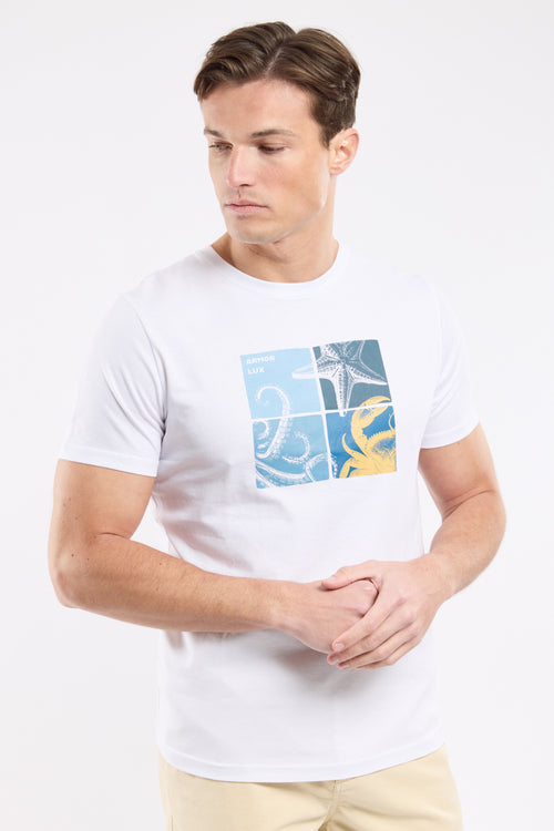T-shirt sérigraphié - coton léger - Armor-lux - 1