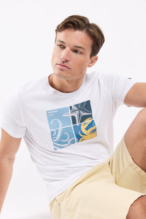 T-shirt sérigraphié - coton léger - Armor-lux - 2