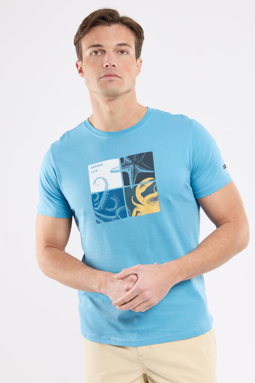 T-shirt sérigraphié - coton léger - Armor-lux - 1