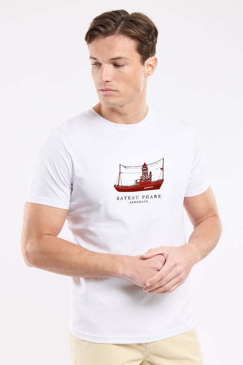 T-Shirt mit Siebdruck – leichte Baumwolle - Armor-lux - 1