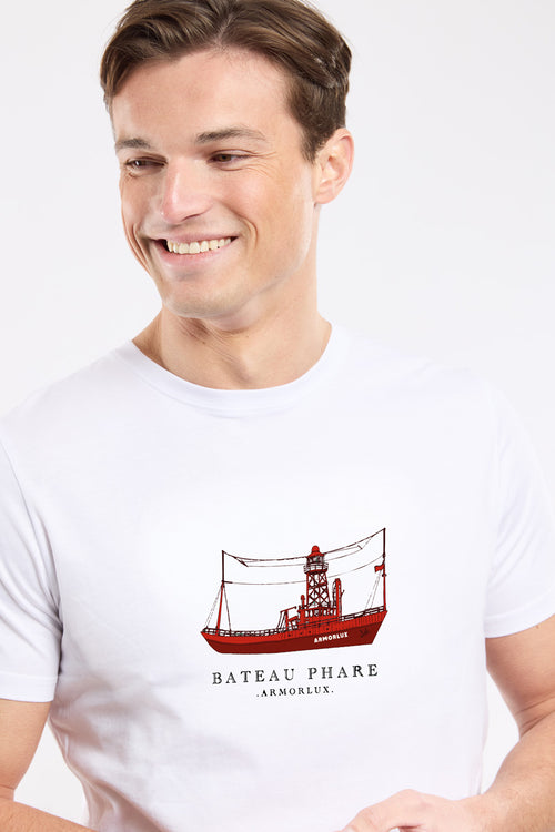T-shirt sérigraphié - coton léger - Armor-lux - 1