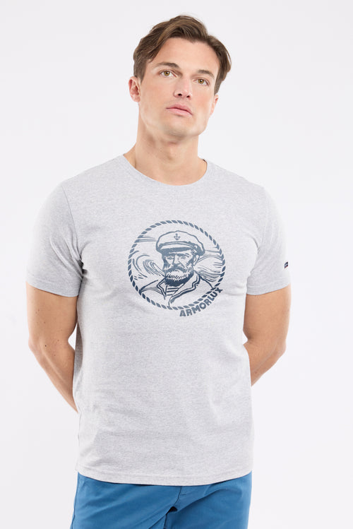 T-Shirt mit Siebdruck – leichte Baumwolle - Armor-lux - 4