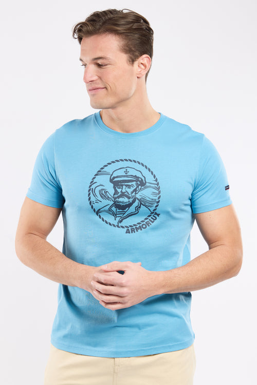 T-Shirt mit Siebdruck – leichte Baumwolle - Armor-lux - 1