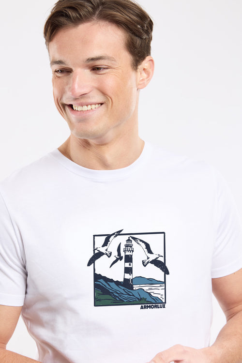 T-shirt sérigraphié - coton léger - Armor-lux - 2