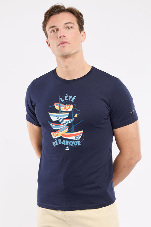T-shirt sérigraphié - coton léger - Armor-lux - 1
