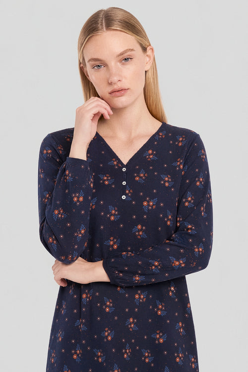 Printed nightgown - cotton - Armor-lux - 2