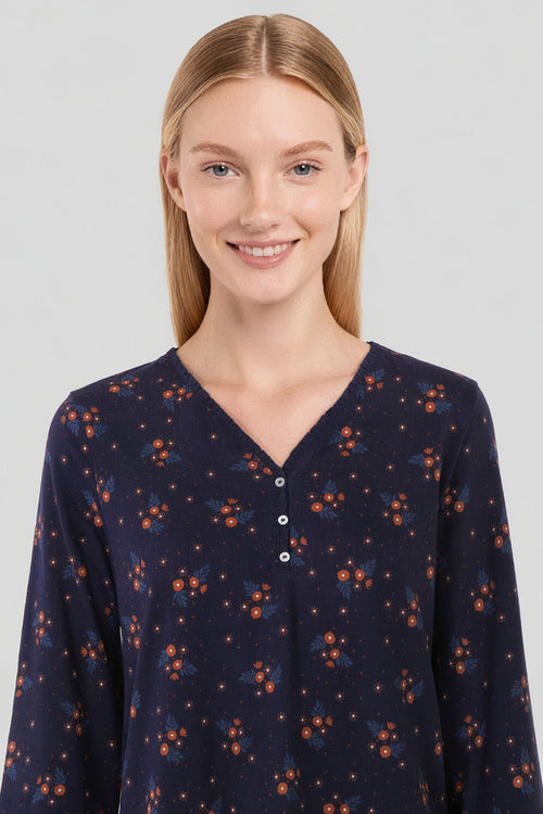 Printed nightgown - cotton - Armor-lux - 3