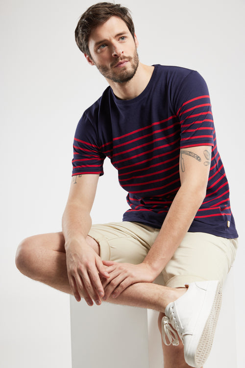 Kurzarm Shirt im Marine-Stil „Etel - aus leichter Baumwolle - Armor-lux - 5