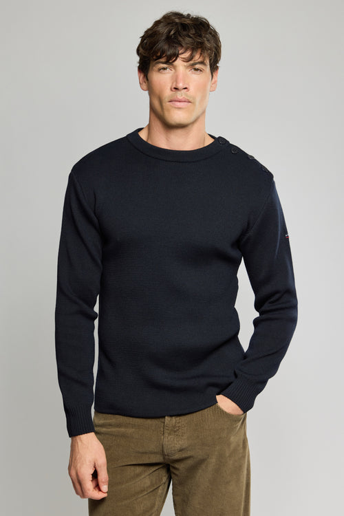 Pull marin uni Paimpol - laine - Armor-lux - 1