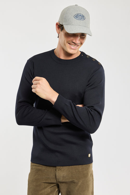 Pull marin uni Paimpol - laine - Armor-lux - 4
