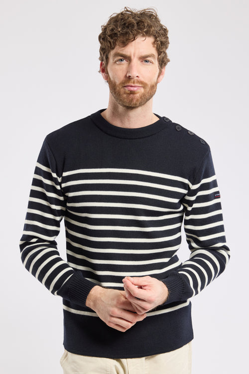 Pull marin rayé Paimpol - laine - Armor-lux - 1