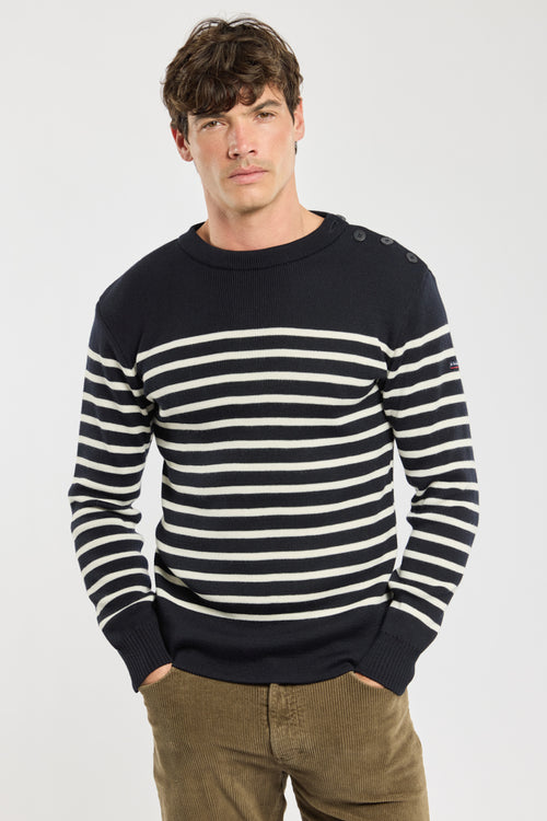 Pull marin rayé Paimpol - laine - Armor-lux - 4