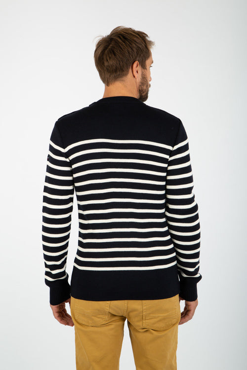 Pull marin rayé Paimpol - laine - Armor-lux - 5