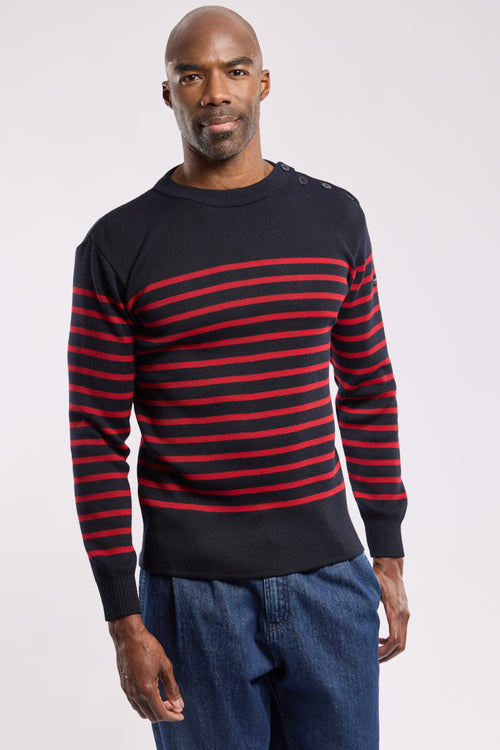 Fisherman jumper Paimpol - wool and acrylic - Armor-lux - 1