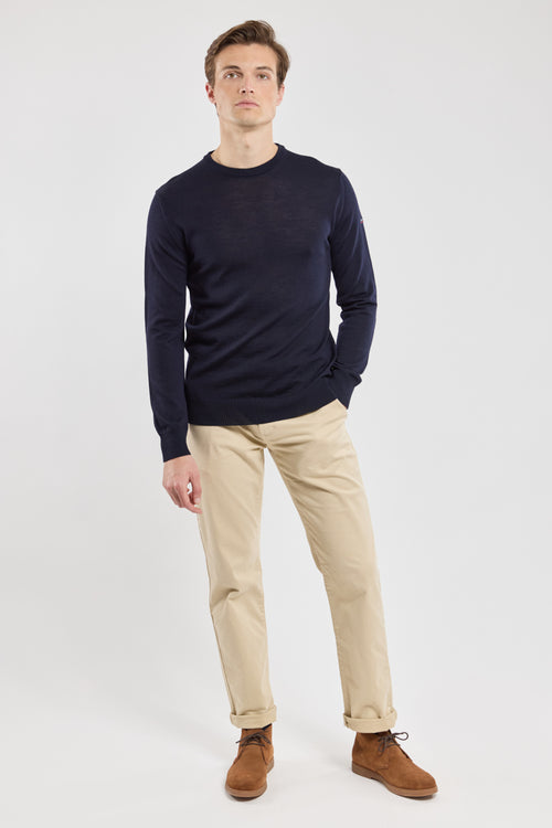 Round neck sweater Damgan - merino wool - Armor-lux - 4