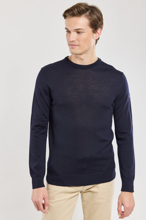 Round neck sweater Damgan - merino wool - Armor-lux - 1
