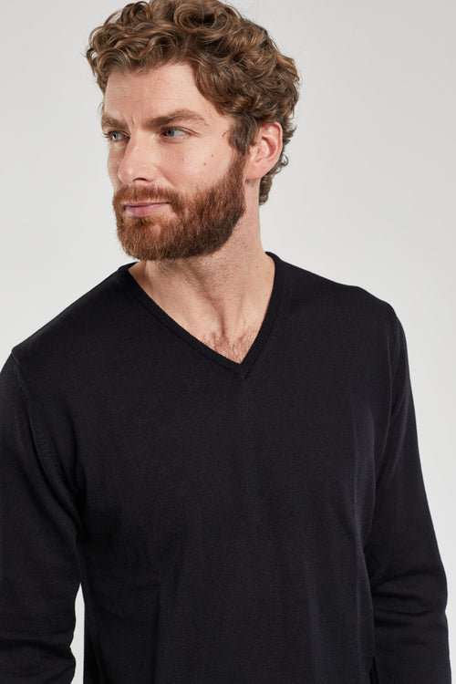 V-neck sweater Noyal - merino wool - Armor-lux - 2