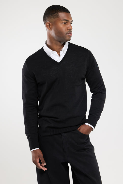 Pull col V Noyal - laine mérinos - Armor-lux - 3