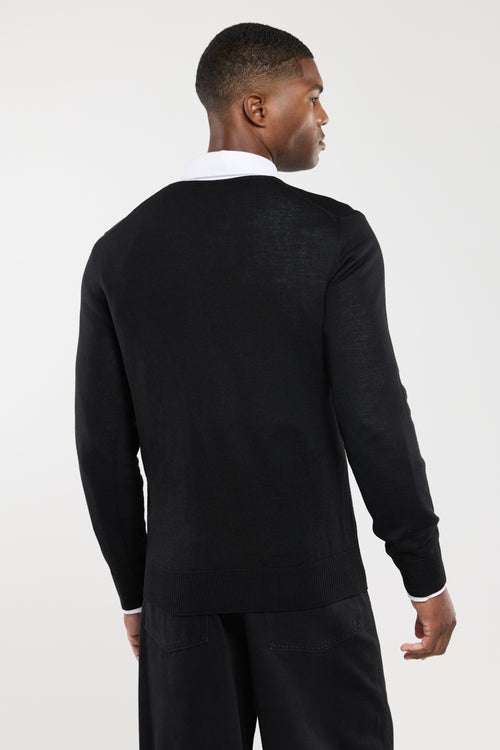 Pull col V Noyal - laine mérinos - Armor-lux - 4