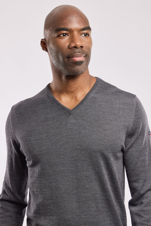 Pull col V Noyal - laine mérinos - Armor-lux - 2