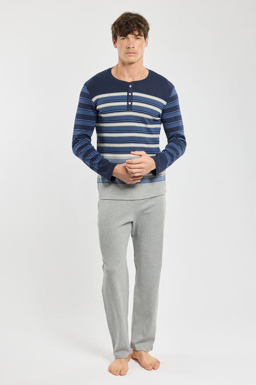 Pyjama droit - coton - Armor-lux - 1