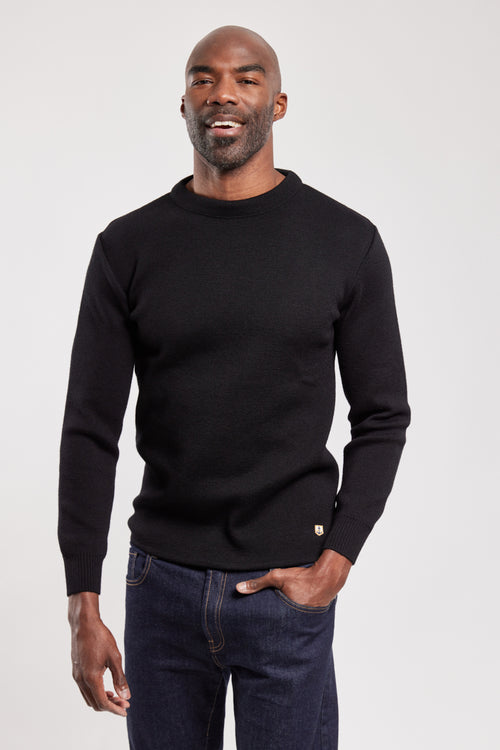Round neck sweater Brignogan  - wool - Armor-lux - 1