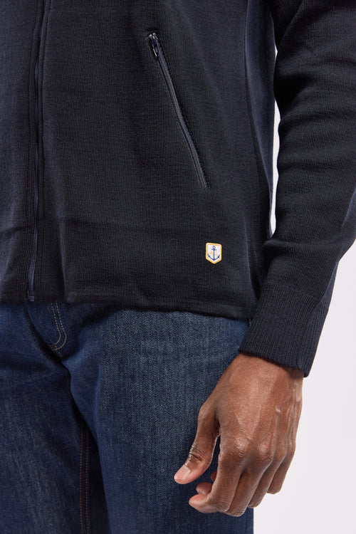 Authentic Breton hoodie Pulky - wool and acrylic - Armor-lux - 3