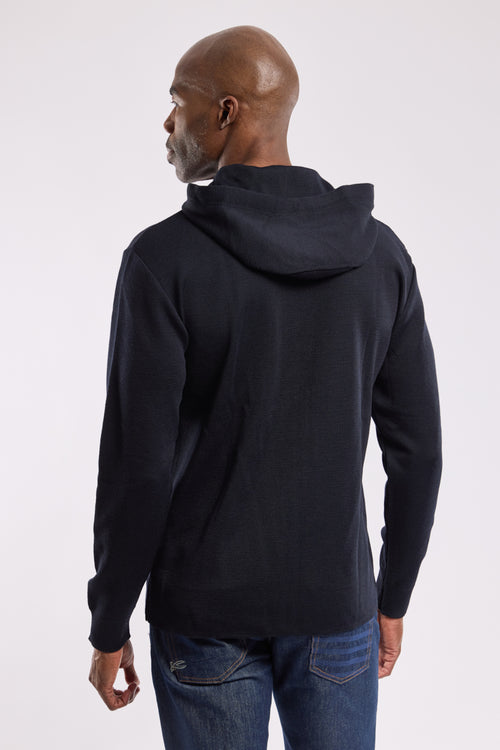 Authentic Breton hoodie Pulky - wool and acrylic - Armor-lux - 4