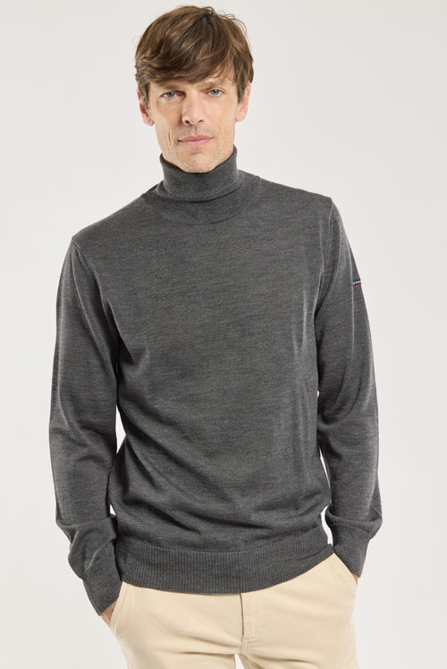 Pull col roulé Ferel - laine mérinos - Armor-lux - 4