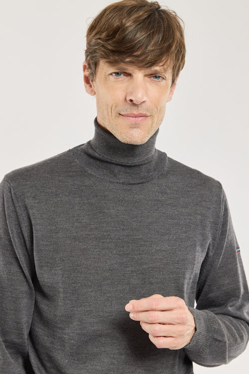 Pull col roulé Ferel - laine mérinos - Armor-lux - 2
