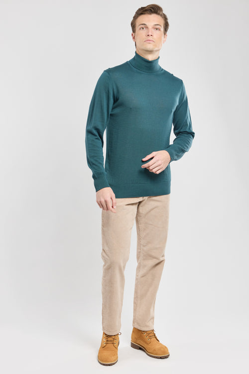 Ferel turtleneck jumper - merino wool - Armor-lux - 4