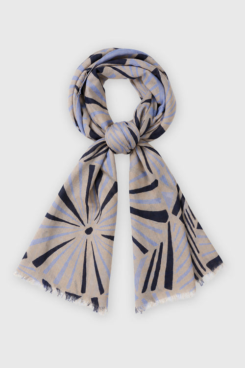 Printed stole 70x180 - wool - Armor-lux - 1