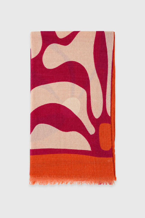 Printed stole 53x180 - wool - Armor-lux - 2