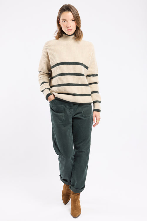 High neck sweater - wool - Armor-lux - 4