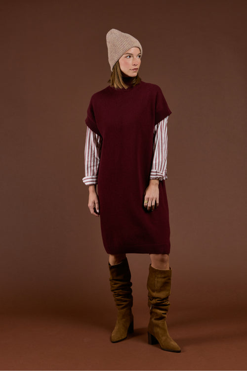 Robe pull unie - laine - Armor-lux - 2