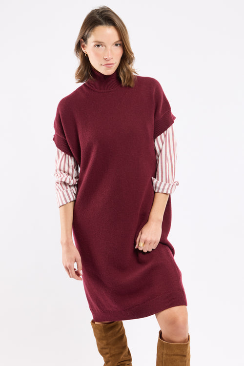 Robe pull unie - laine - Armor-lux - 5