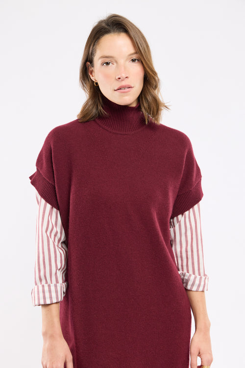 Robe pull unie - laine - Armor-lux - 4