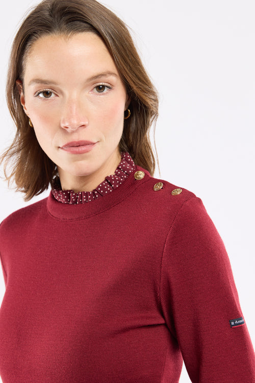 Pull col imprimé - laine - Armor-lux - 2