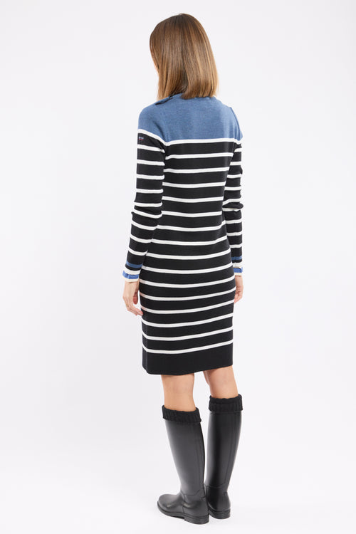 Robe pull rayée - laine mérinos - Armor-lux - 4