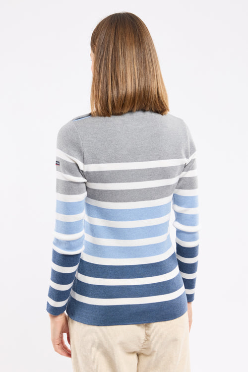 Striped sailor sweater - merino wool - Armor-lux - 6
