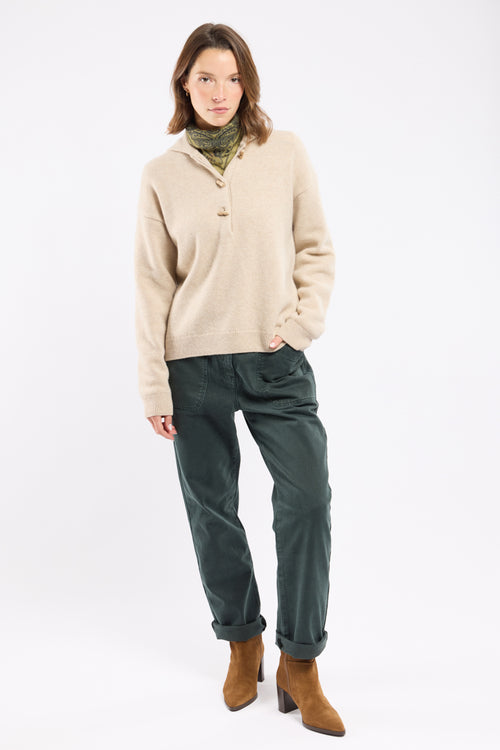 Matrosenbluse-Kragen Pullover - Wolle - Armor-lux - 3