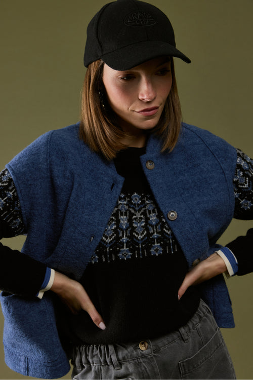 Heritage sleeveless jacket - wool - Armor-lux - 4