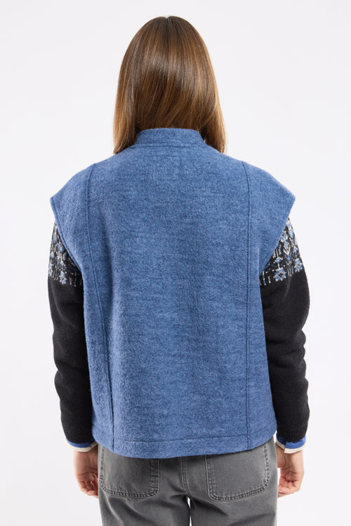 Heritage sleeveless jacket - wool - Armor-lux - 3